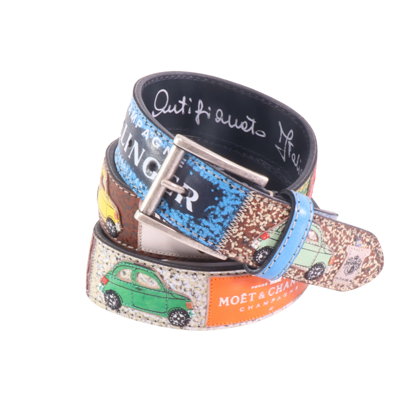 Handmade leather belt "Classifica Vespa"