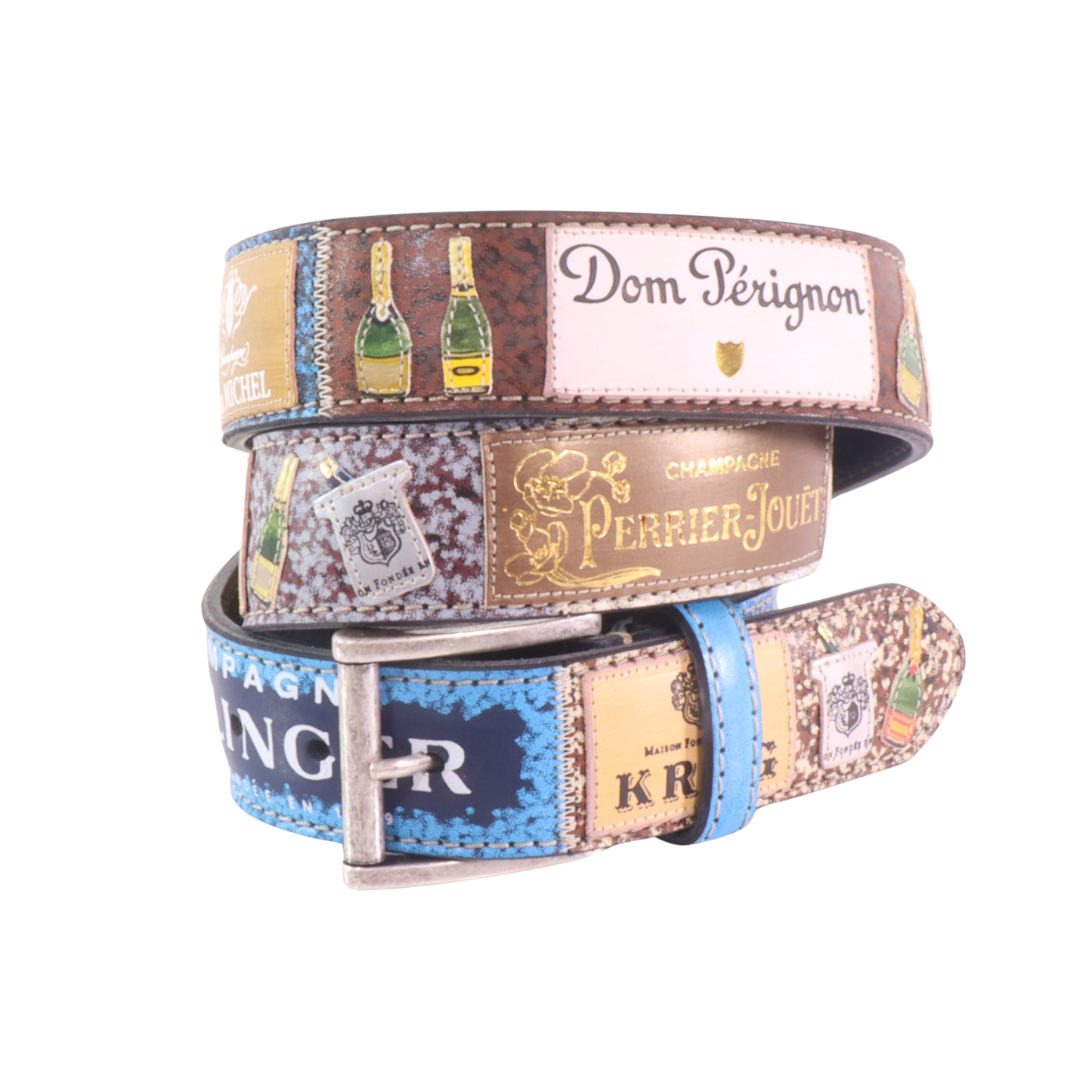 Handmade leather belt "Classifica Vespa"