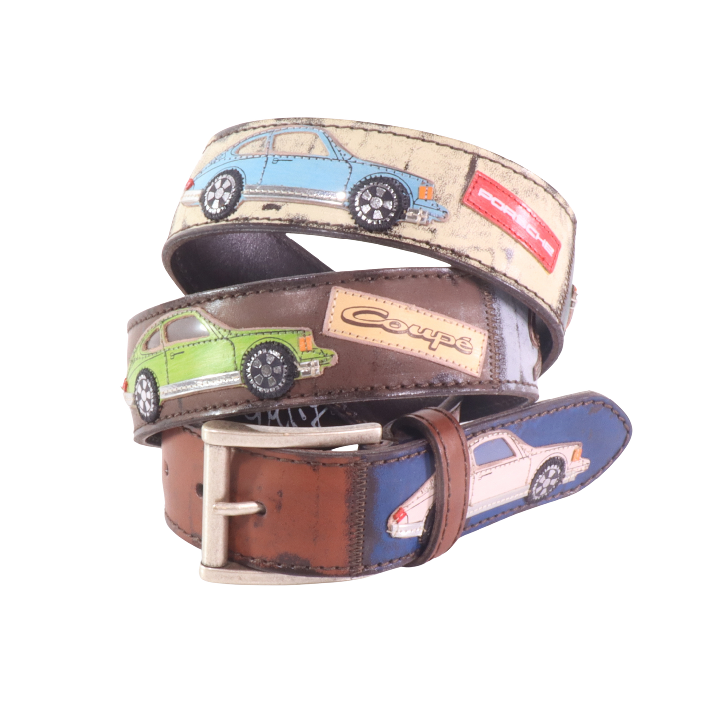 Handmade leather belt "Classifica Vespa"