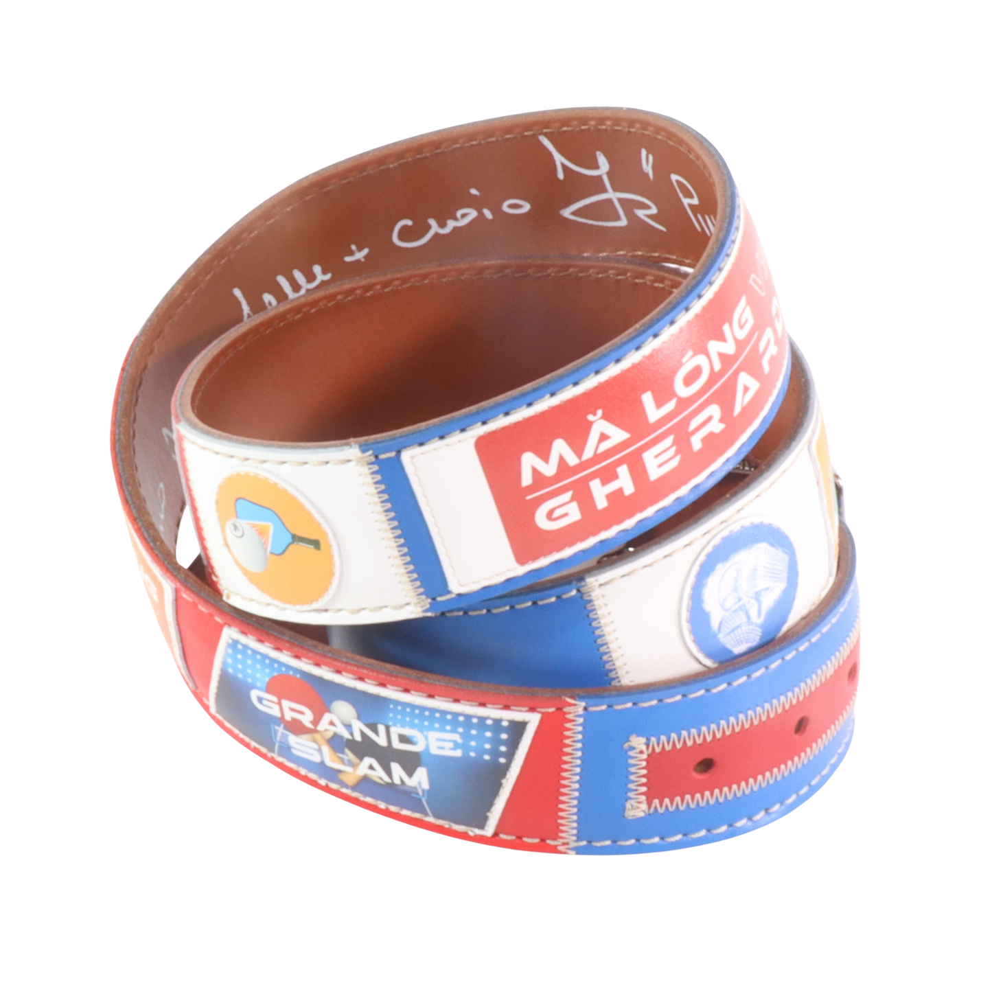 Handmade leather belt "Classifica Vespa"