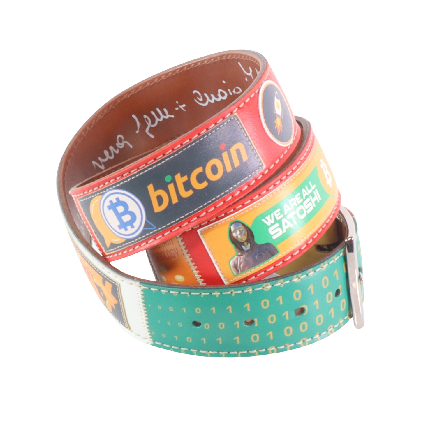Handmade leather belt "Classifica Vespa"