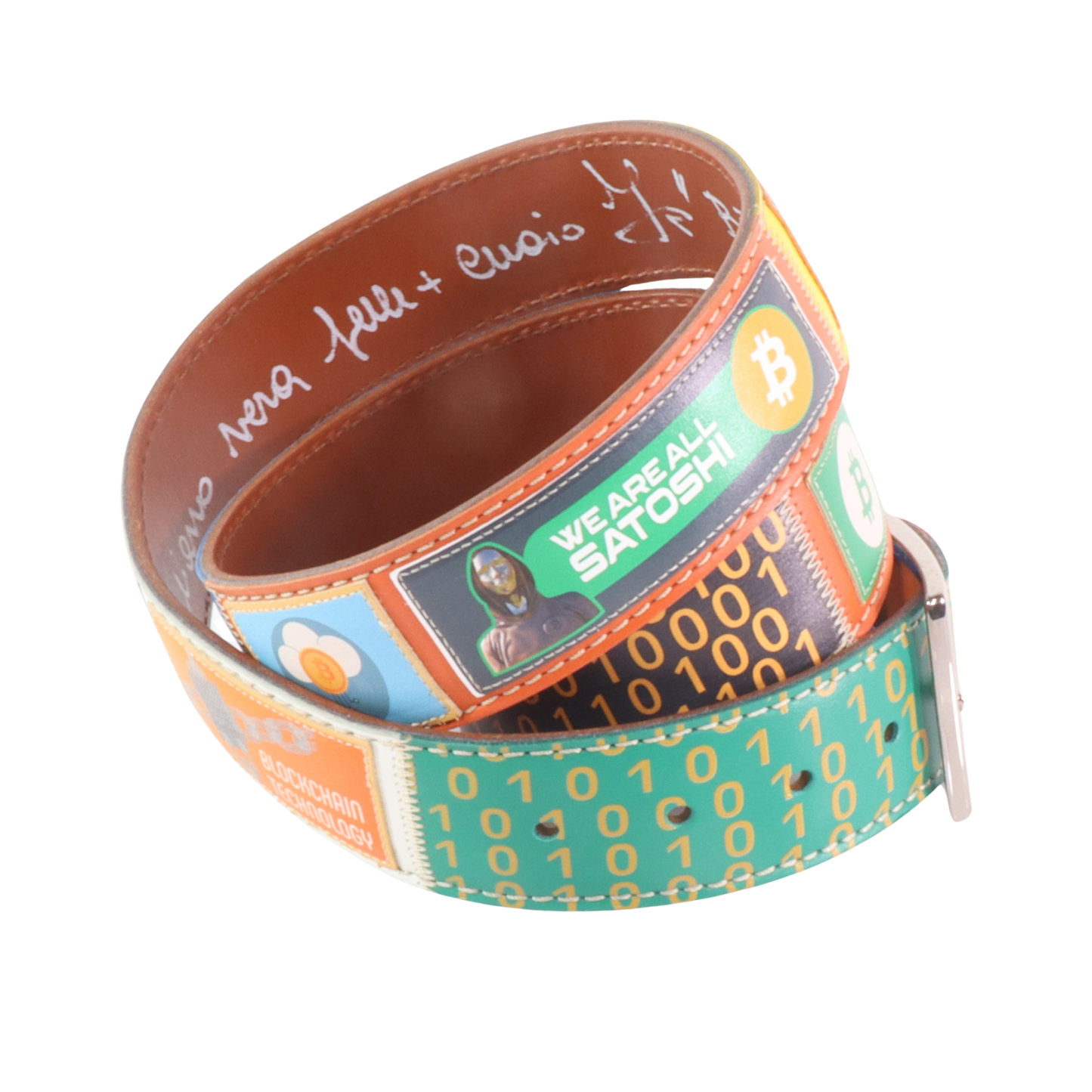 Handmade leather belt "Classifica Vespa"