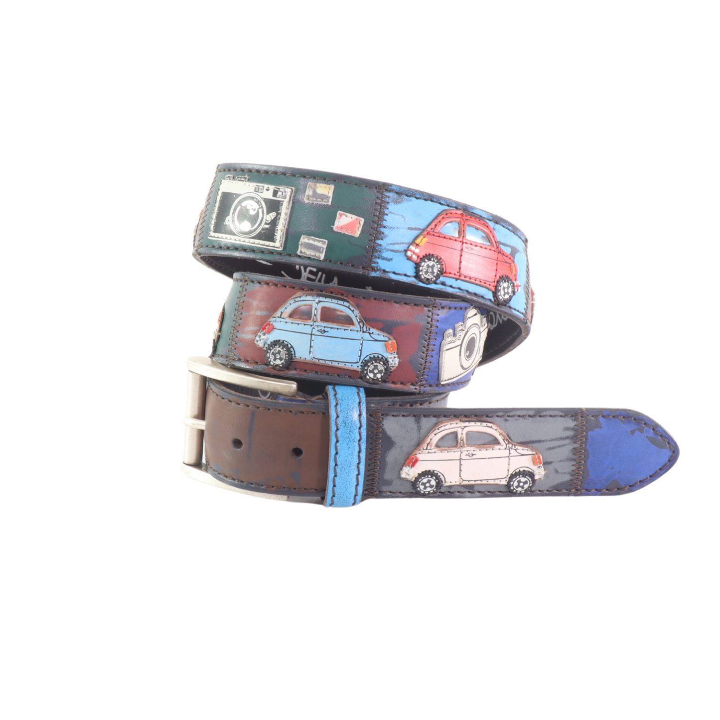Handmade leather belt "Classifica Vespa"