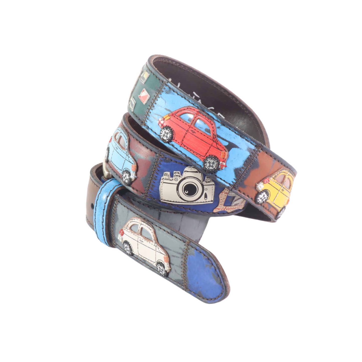 Handmade leather belt "Classifica Vespa"