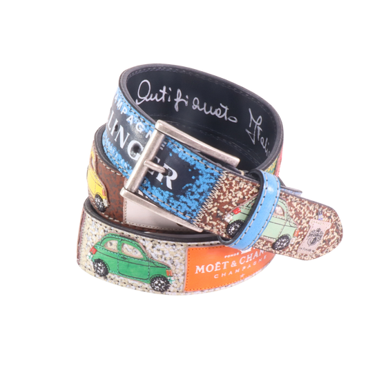 Handmade leather belt "Classifica Vespa"