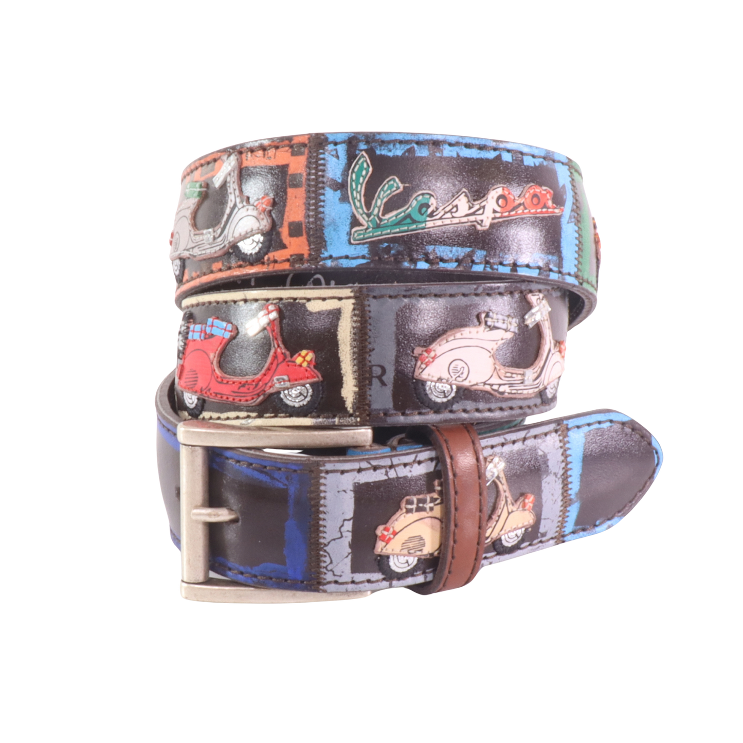 Handmade leather belt "Classifica Vespa"