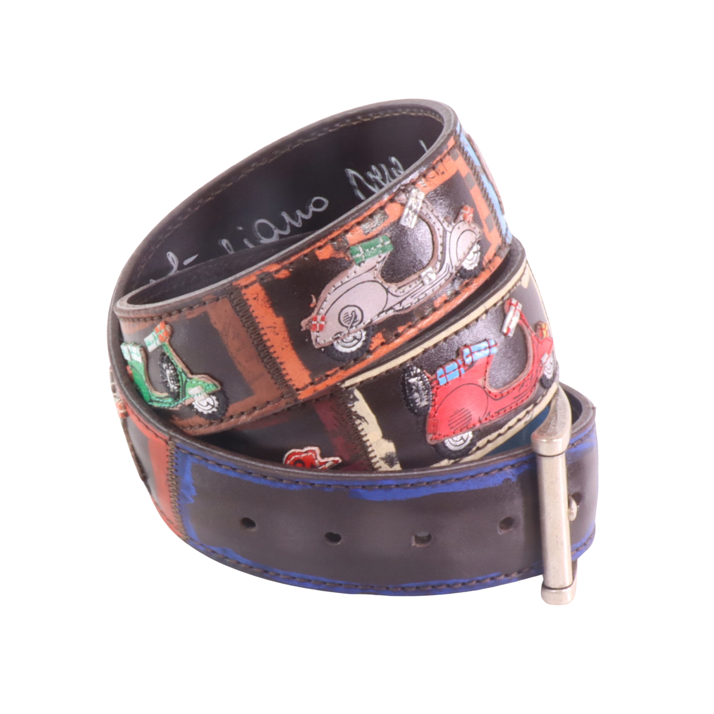 Handmade leather belt "Classifica Vespa"