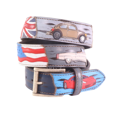 Handmade leather belt "Classifica Vespa"