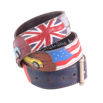 Handmade leather belt "Classifica Vespa"