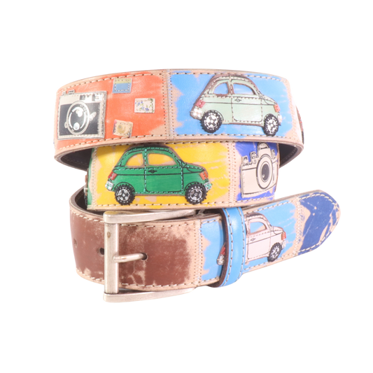 Handmade leather belt "Classifica Vespa"