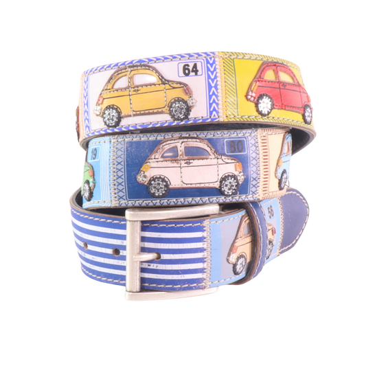 Handmade leather belt "Classifica Vespa"