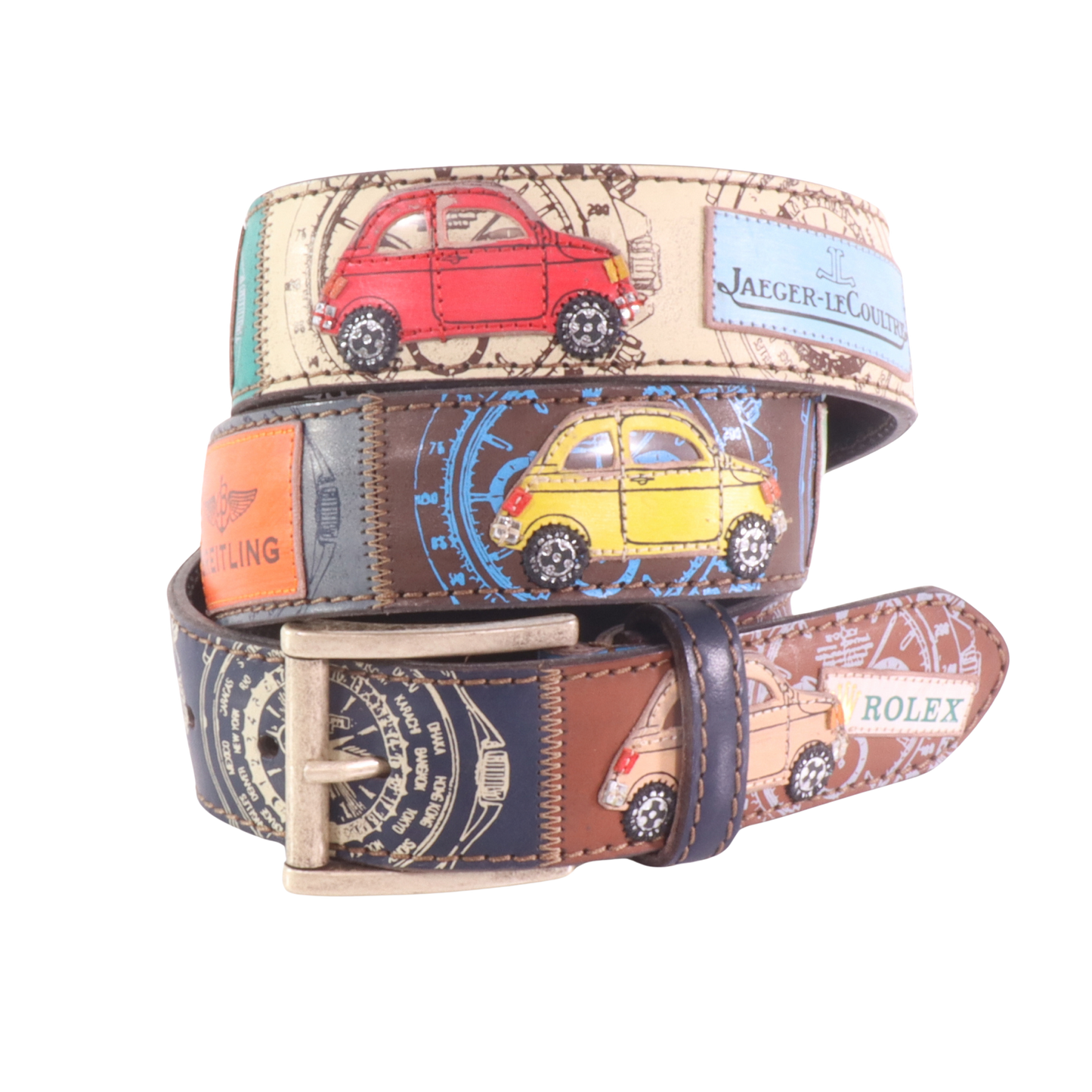 Handmade leather belt "Classifica Vespa"