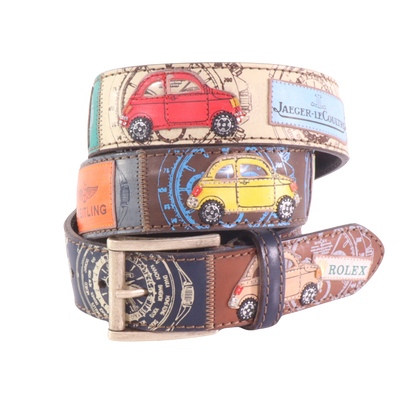 Handmade leather belt "Classifica Vespa"