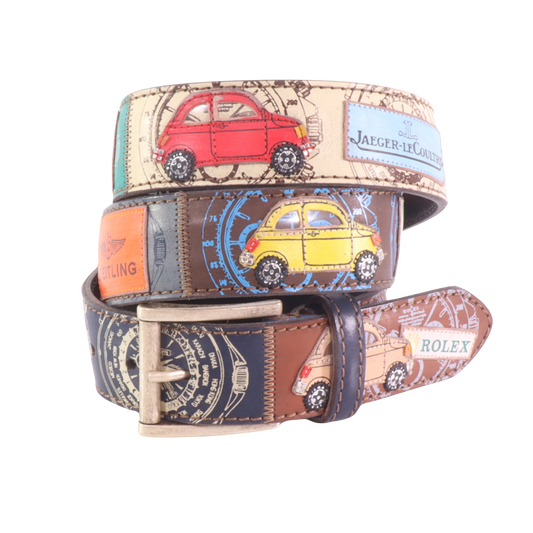 Handmade leather belt "Classifica Vespa"