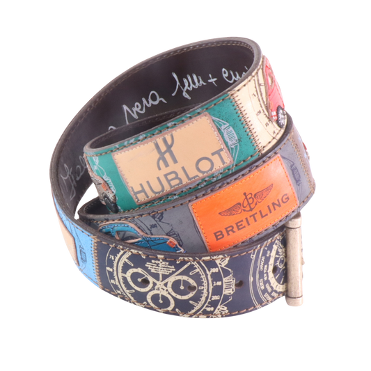 Handmade leather belt "Classifica Vespa"