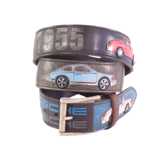 Handmade leather belt "Classifica Vespa"