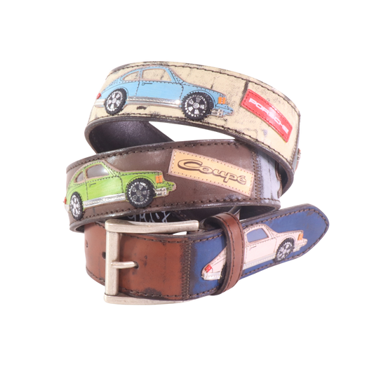 Handmade leather belt "Classifica Vespa"