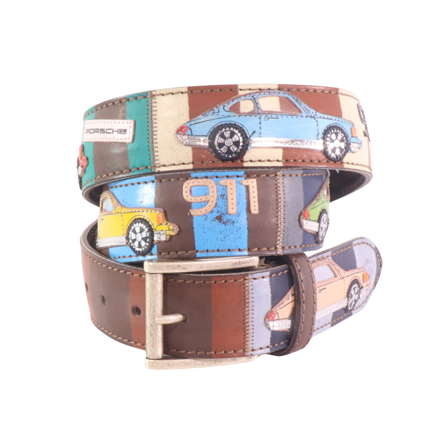 Handmade leather belt "Classifica Vespa"