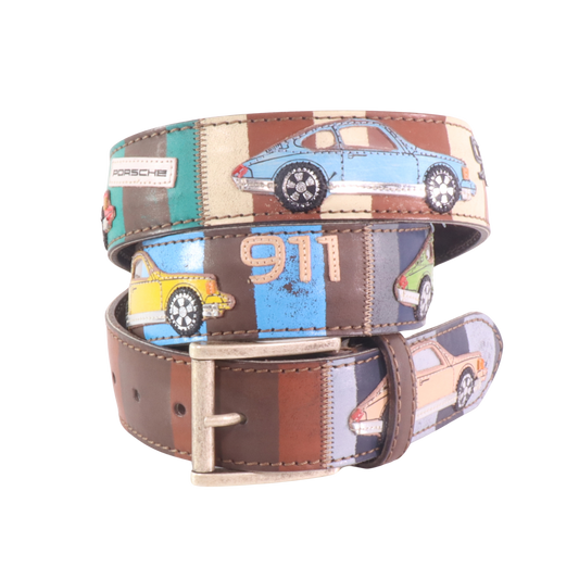 Handmade leather belt "Classifica Vespa"
