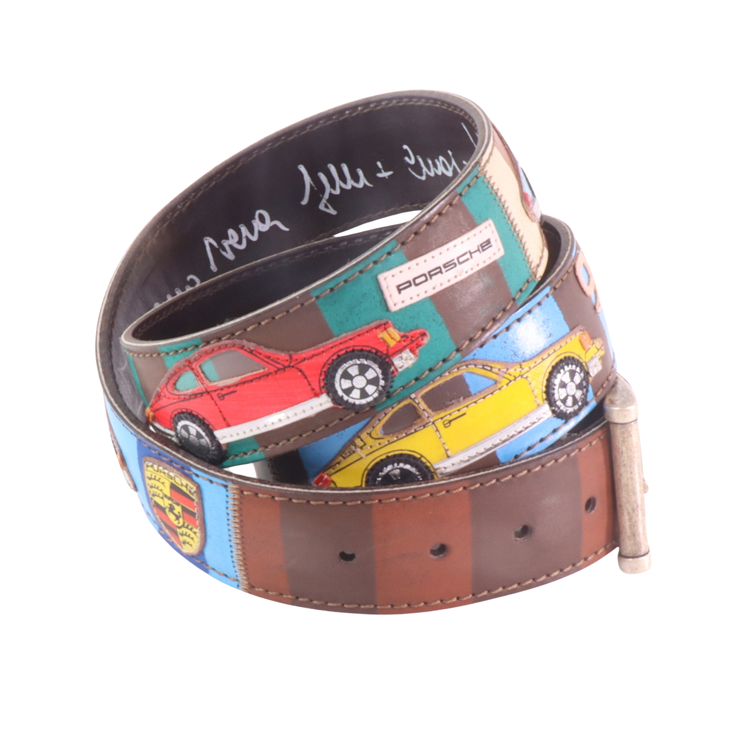Handmade leather belt "Classifica Vespa"