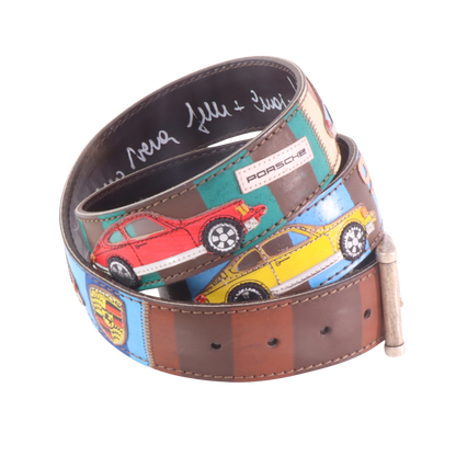 Handmade leather belt "Classifica Vespa"