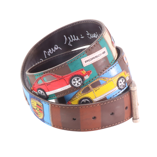 Handmade leather belt "Classifica Vespa"