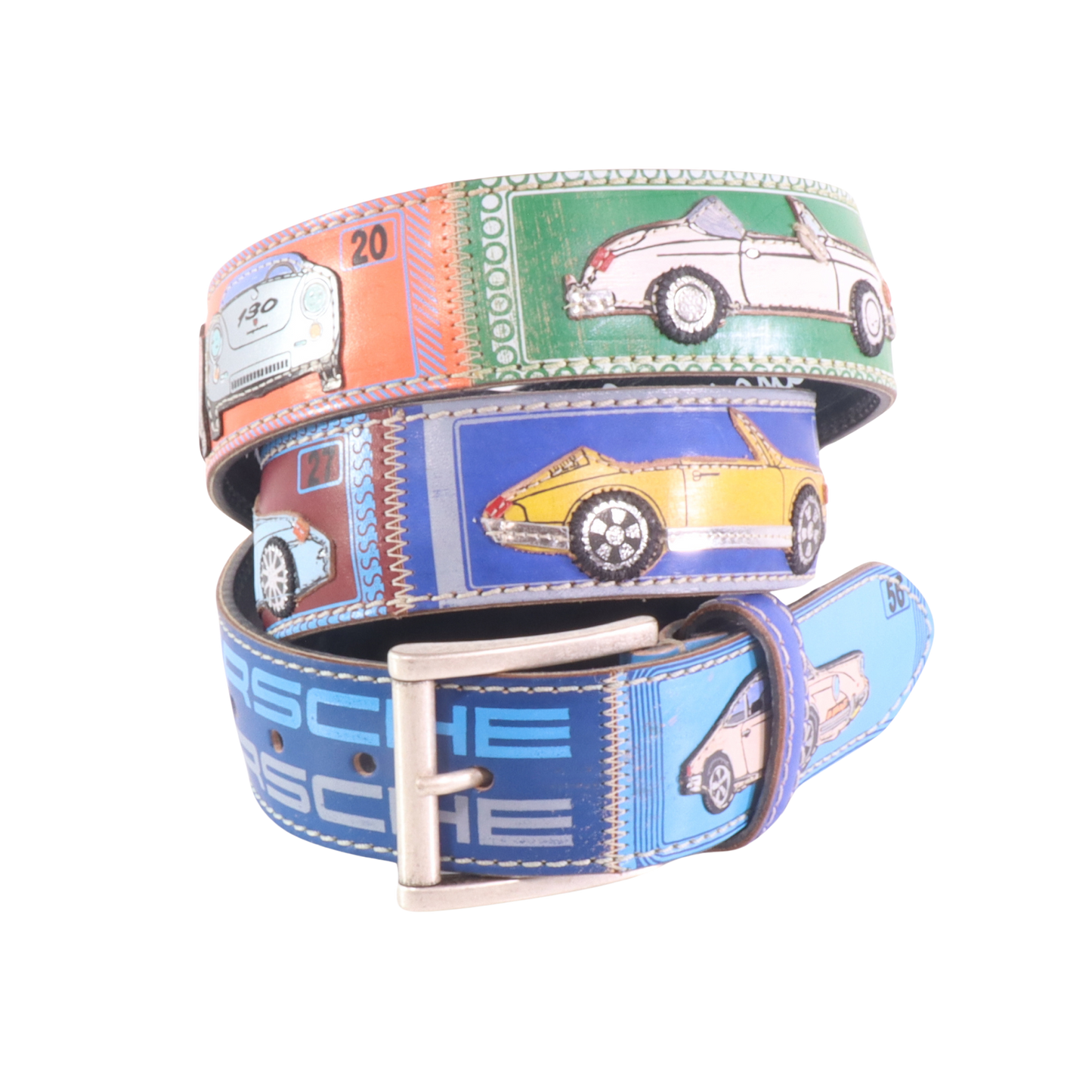 Handmade leather belt "Classifica Vespa"