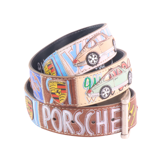 Handmade leather belt "Classifica Vespa"