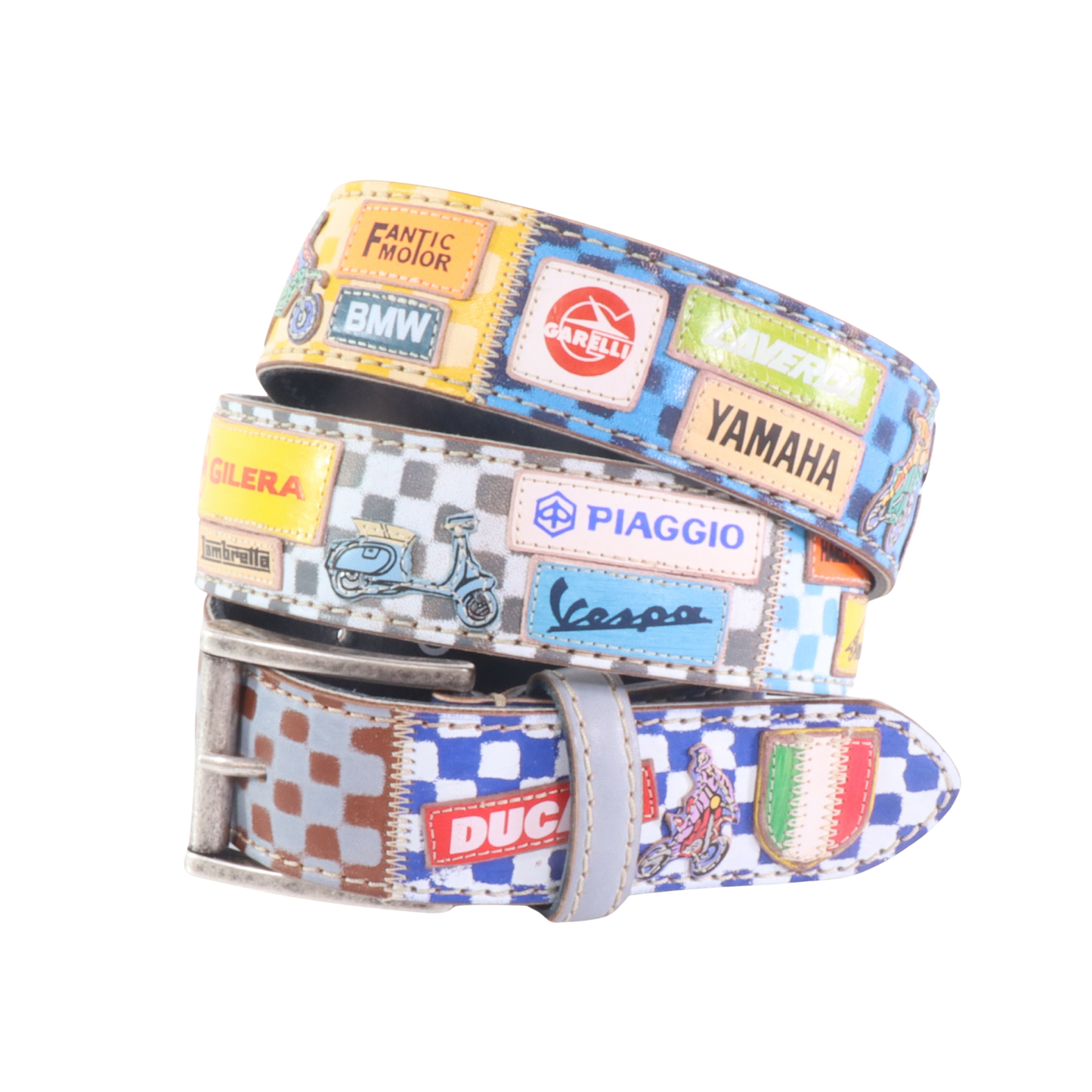 Handmade leather belt "Classifica Vespa"