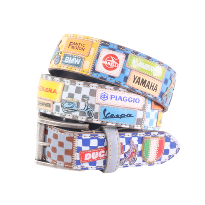 Handmade leather belt "Classifica Vespa"