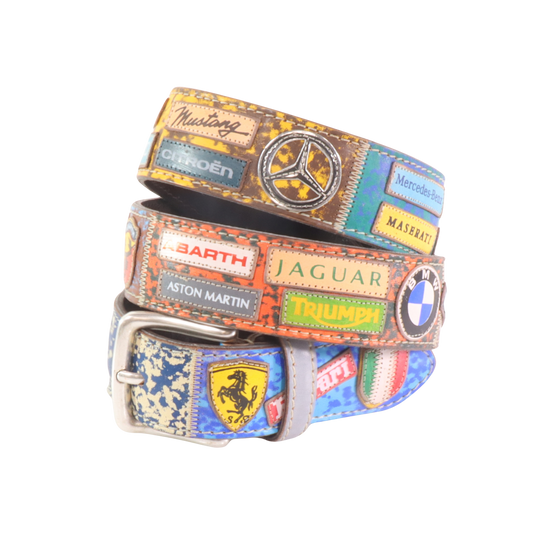 Handmade leather belt "Classifica Vespa"