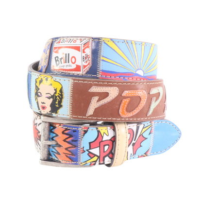 Handmade leather belt "Classifica Vespa"