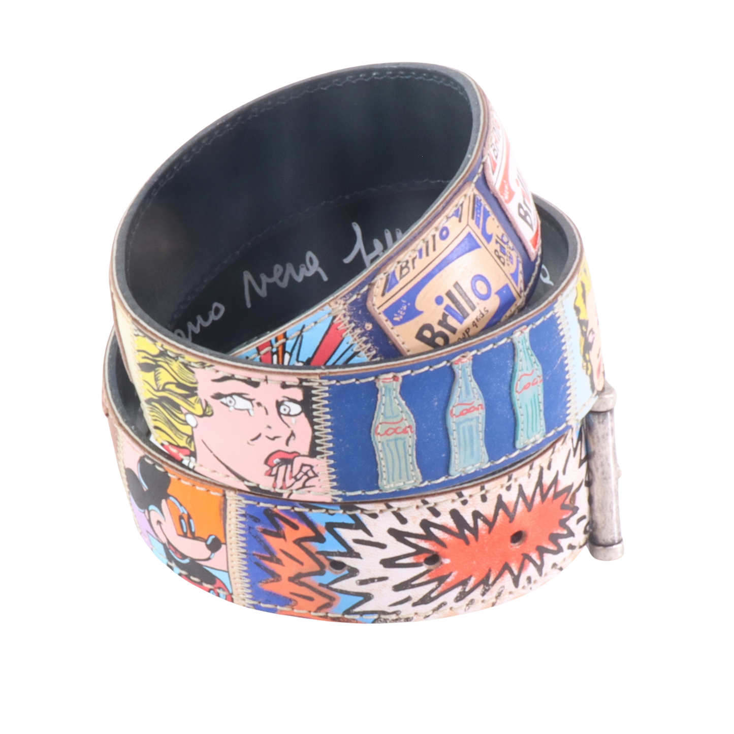 Handmade leather belt "Classifica Vespa"