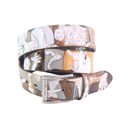 Handmade leather belt "Classifica Vespa"
