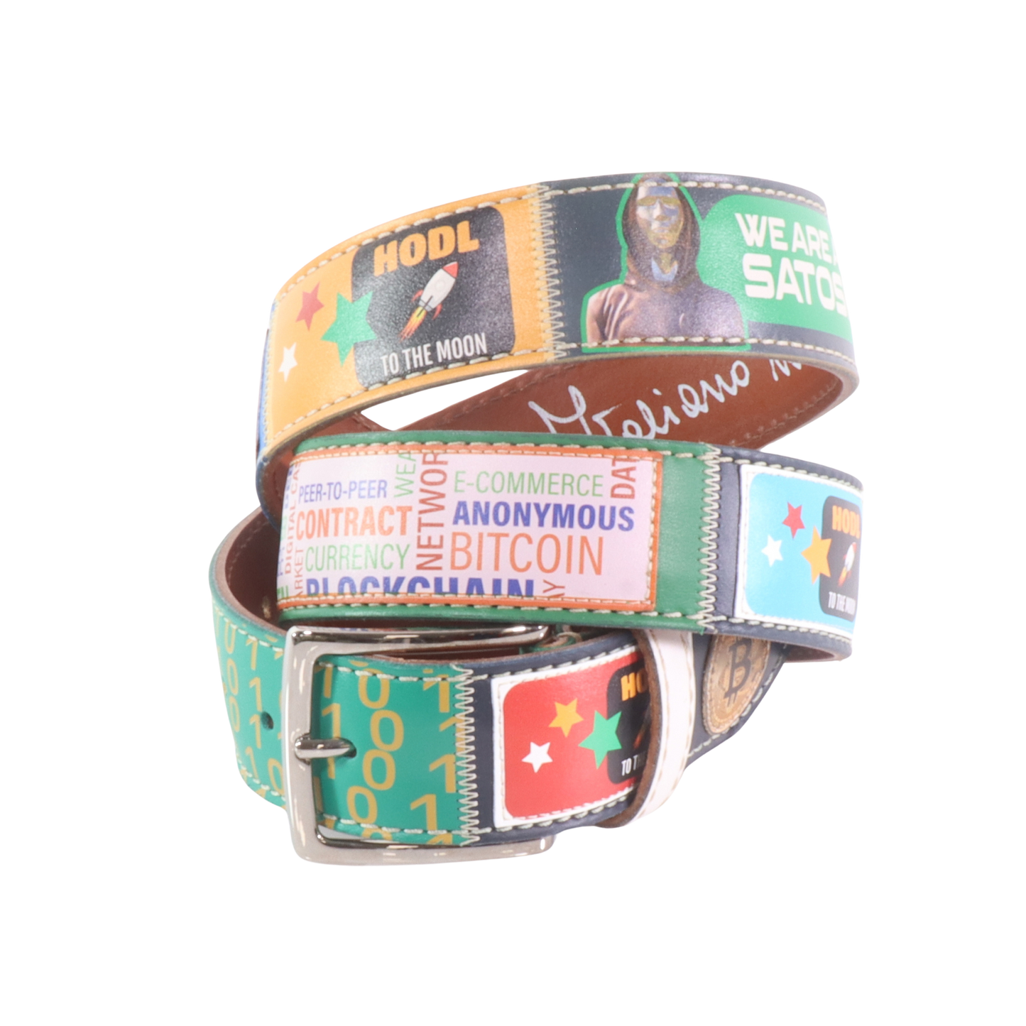 Handmade leather belt "Classifica Vespa"
