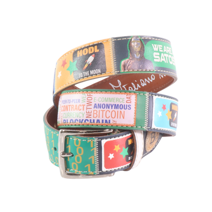Handmade leather belt "Classifica Vespa"