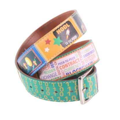 Handmade leather belt "Classifica Vespa"