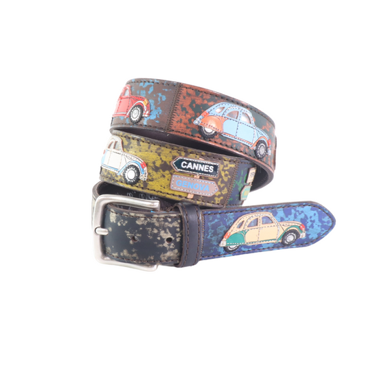 Handmade leather belt "Classifica Vespa"