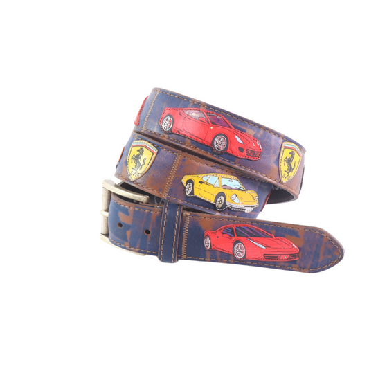 Handmade leather belt "Classifica Vespa"