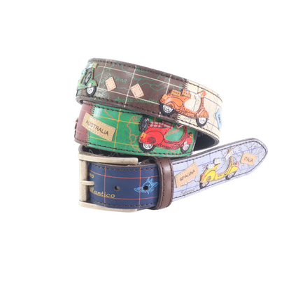 Handmade leather belt "Classifica Vespa"