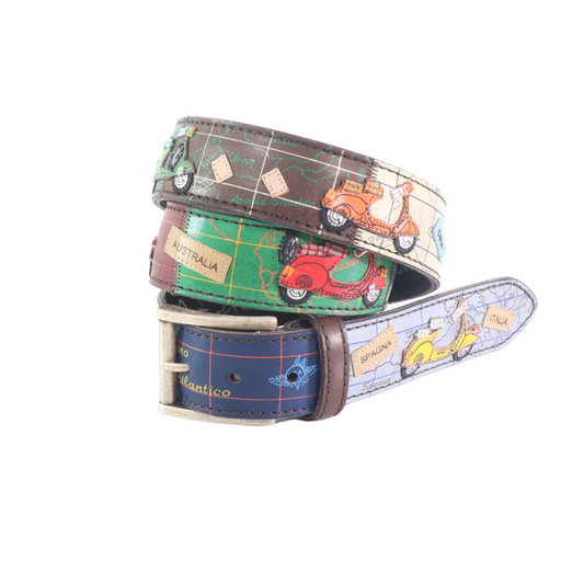 Handmade leather belt "Classifica Vespa"