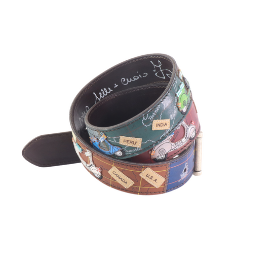Handmade leather belt "Classifica Vespa"