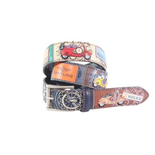 Handmade leather belt "Classifica Vespa"