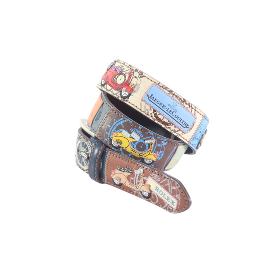 Handmade leather belt "Classifica Vespa"