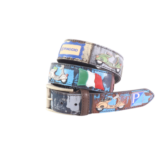 Handmade leather belt "Classifica Vespa"